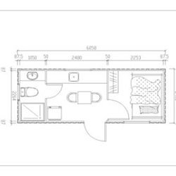 plan appartement container